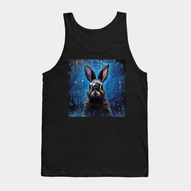 Black Rex Rabbit Tank Top by Enchanted Reverie